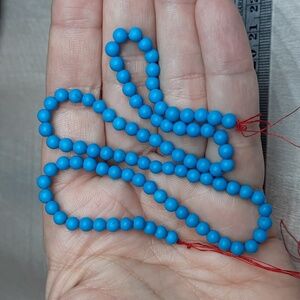 4mm ""Turquoise" Magnesite Stone 15-inch Strand #2